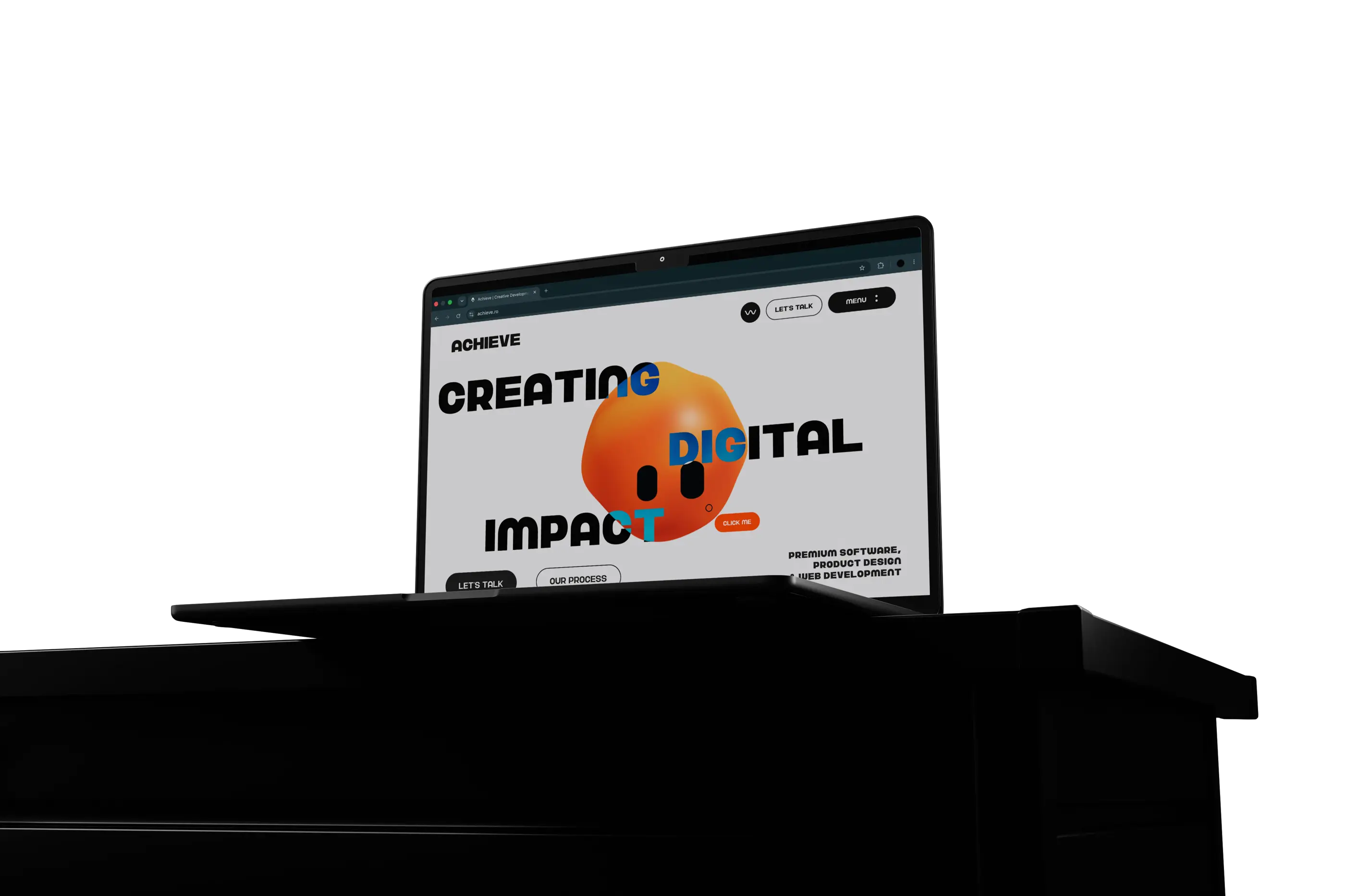 Achieve — Design & Development project by Achieve, web design studio in Brașov — screenshot 2