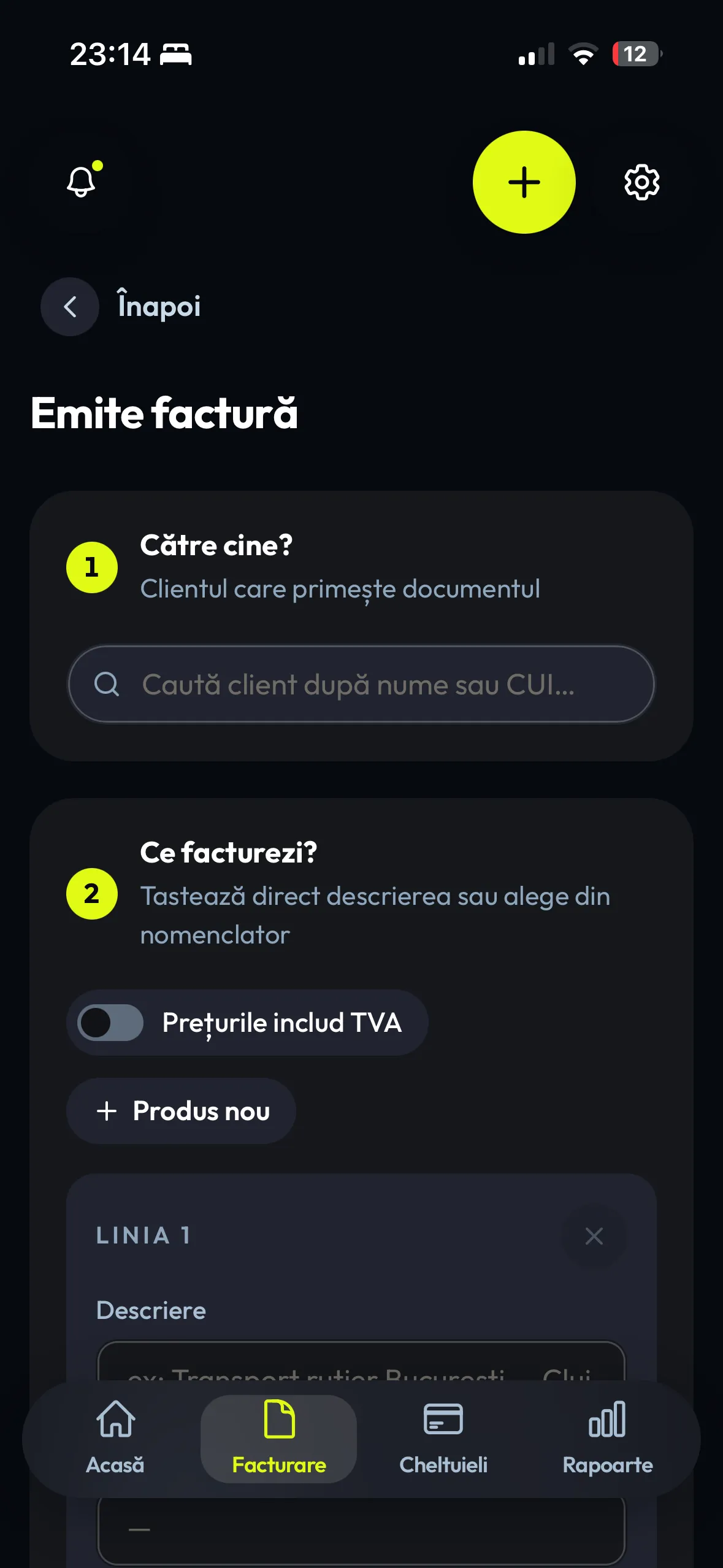 Factura Mea — Design & Flow project by Achieve, web design studio in Brașov — screenshot 3