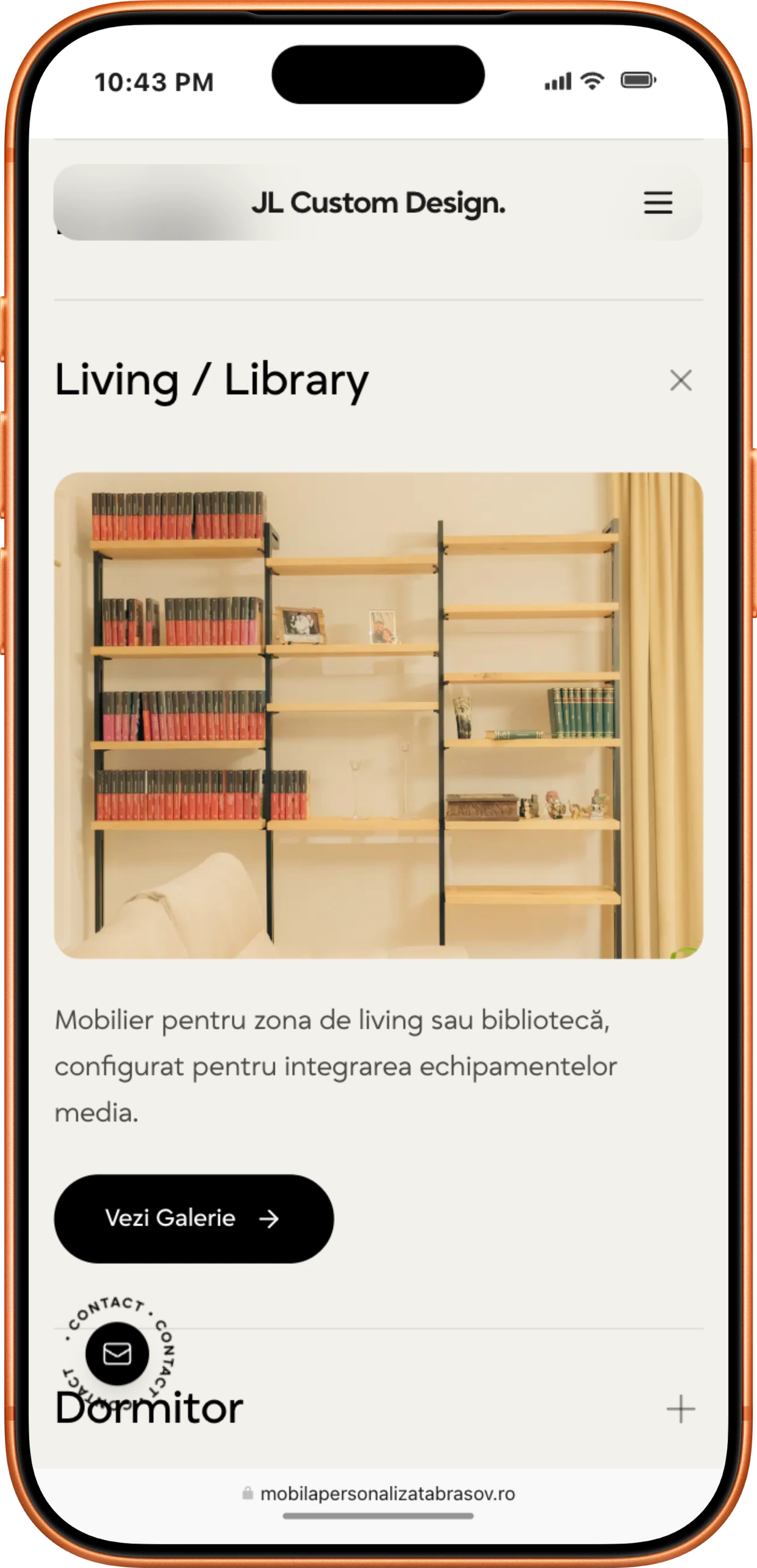 JL Custom Design — Design & Development project by Achieve, web design studio in Brașov — screenshot 5