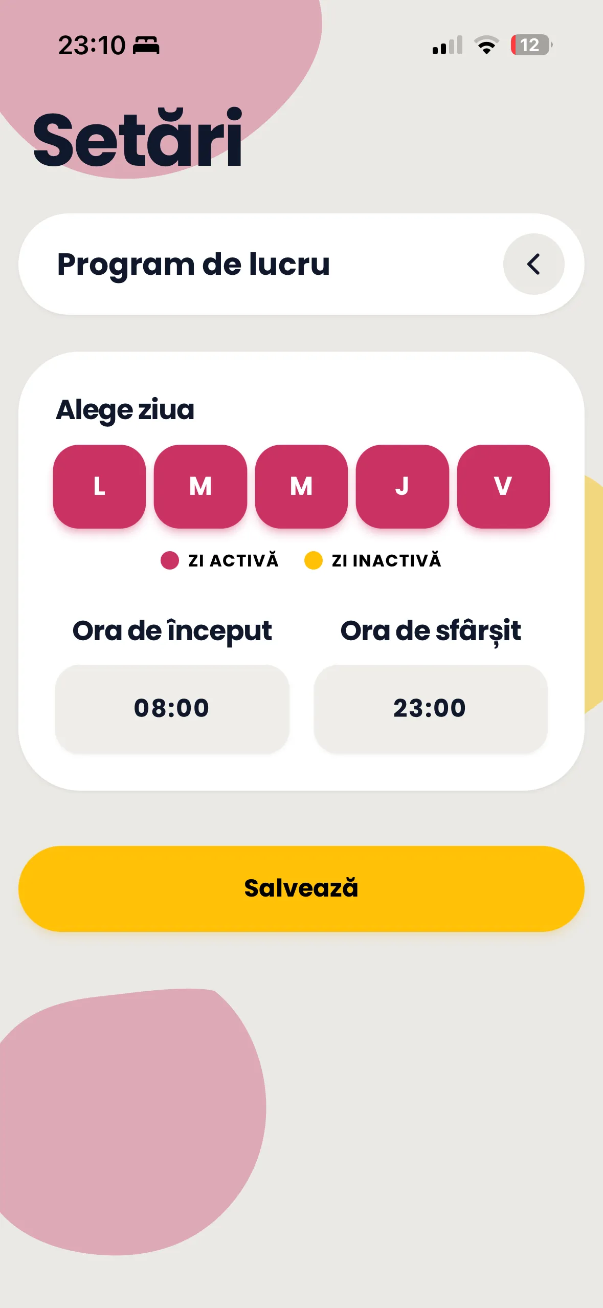 Kineto App — Design & Development project by Achieve, web design studio in Brașov — screenshot 3