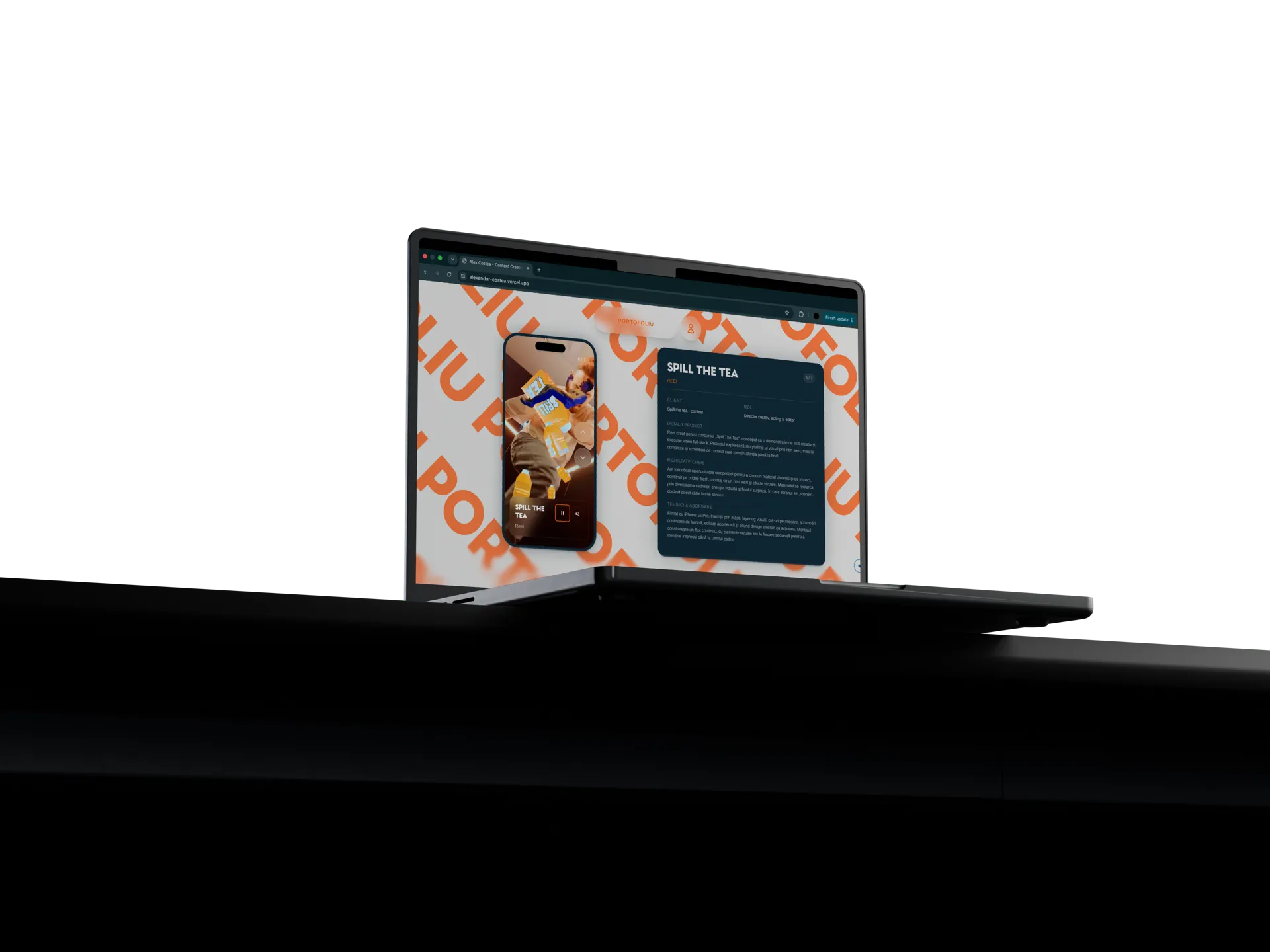Alexandru Costea — Design & Development project by Achieve, web design studio in Brașov